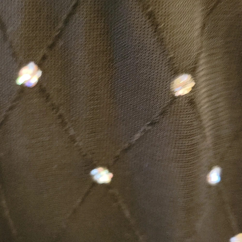 R & M Richards Petite black silver sequin halter dress built in bra 12P …EUC - Picture 3 of 8